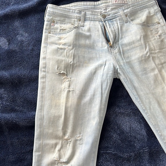 AG-ED DENIM Mens Distressed Blue Jeans. Size 36R - Picture 2 of 7